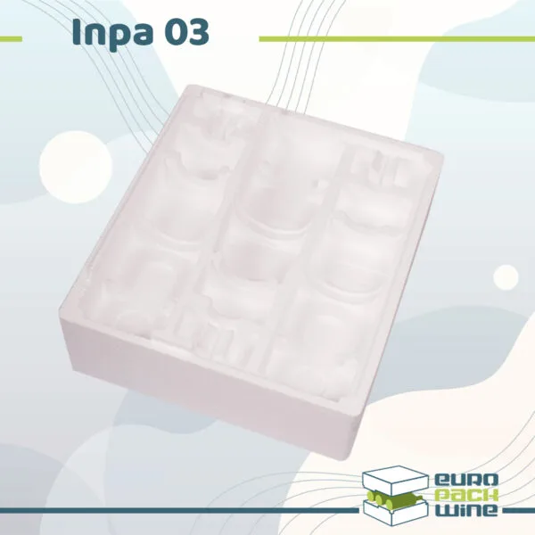 Intercalaire polystyrene 3 bouteilles